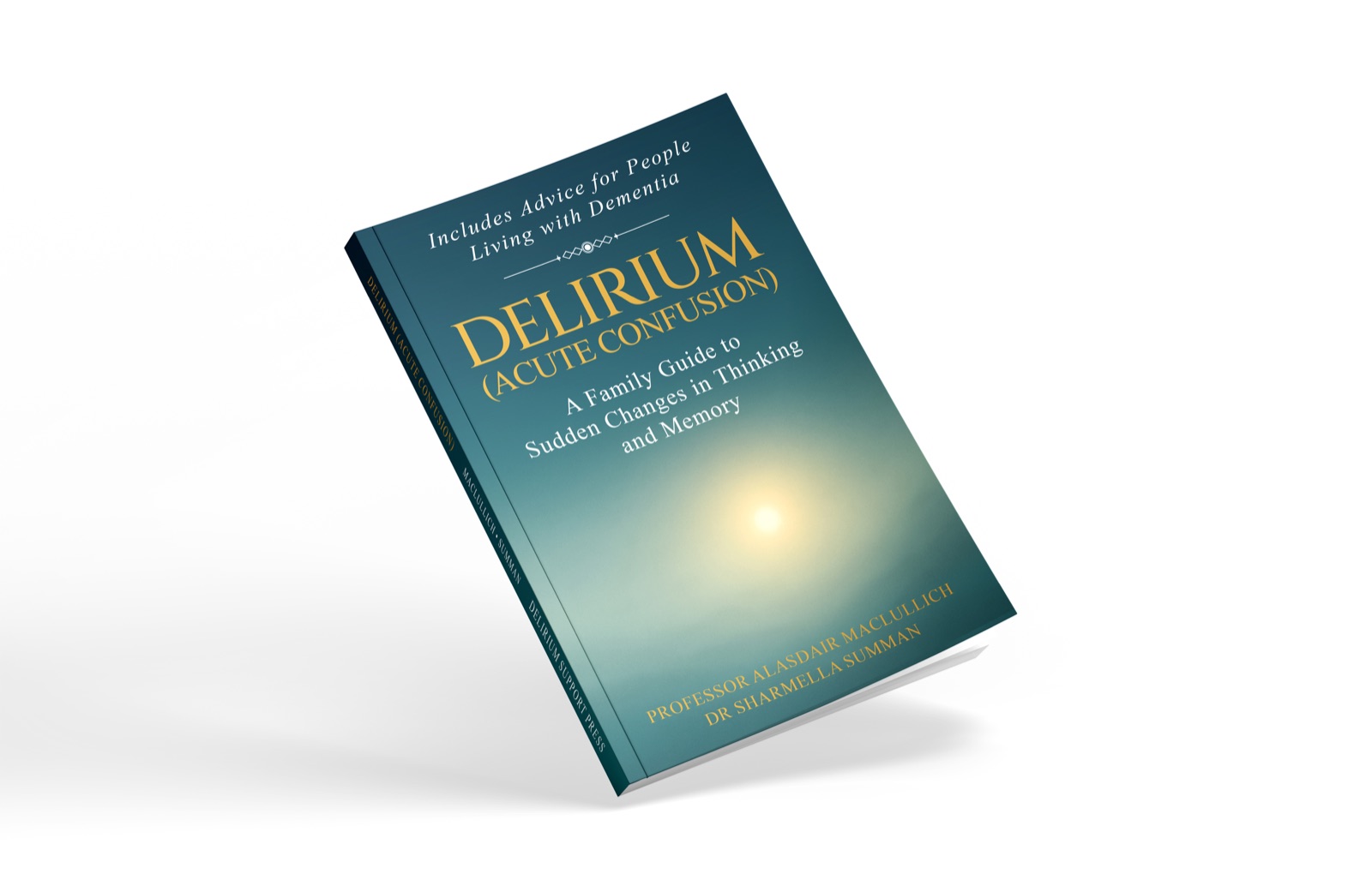 Three-dimensional mock-up of Delirium (Acute Confusion): A Family Guide to Sudden Changes in Thinking and Memory.